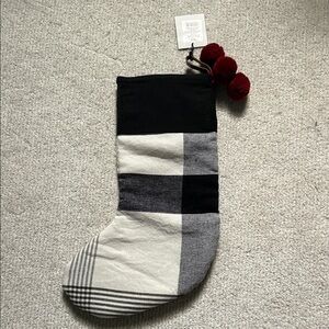 Target Black and White Stocking